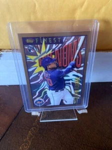 2023 TOPPS FINEST FLASHBACKS FRANCISCO ALVAREZ PHENOMS ROOKIE CARD RC NY METS - Picture 1 of 2