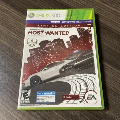 Need for Speed: Most Wanted -- Limited Edition Wal-Mart XBOX 360 New + Sealed - Image 1 of 4