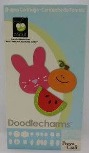 Cricut Provo Craft Doodlecharms Shapes Cartridge 29-0021 Complete in Box - Picture 1 of 2
