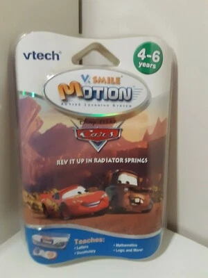 VTECH V. Smile Motion Active Learning System Disney Pixar Cars Brand New Sealed - Image 1 of 2