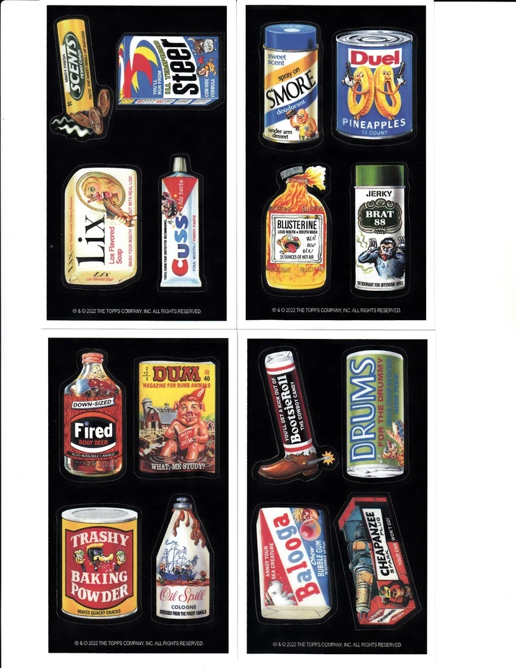 2022 Wacky Packages Wonky Ads Series 2 Escolha sua base de cartão variação mini anúncios - Imagem 1 de 1