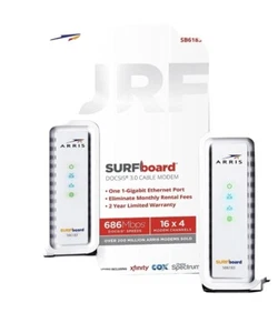 Arris Surfboard SB6183 DOCSIS 3.0 Kabelmodem - Bild 1 von 3