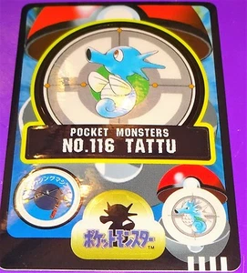 Pokemon 1997 Horsea  Bandai Sealdass Card - Picture 1 of 1