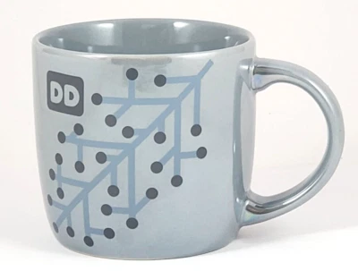 2014 Dunkin’ Donuts Winter Wonderland Pearl Essence Coffee Mug-Snowflake - Image 1 of 4