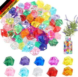 Acryl Edelsteine Für Kinder 100 Stück Deko Diamanten Bunte Acryl Diamant Deko Gl - Bild 1 von 7