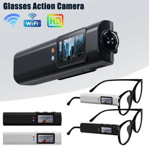 Mini Digital Camera 1080P 2.7K HD WiFi Action Camera Sports Glasses Camcorder - Picture 1 of 27