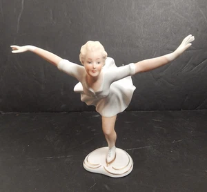 Vintage Art Deco Porzellan Skater Figur Schaubach Kunst Wallendorf Germany - Bild 1 von 5