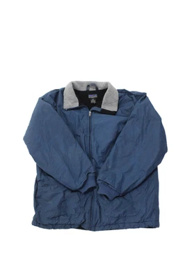 Chaqueta básica Patagonia para niños con cuello y cremallera manga larga azul talla 12 Foto 1 de 4
