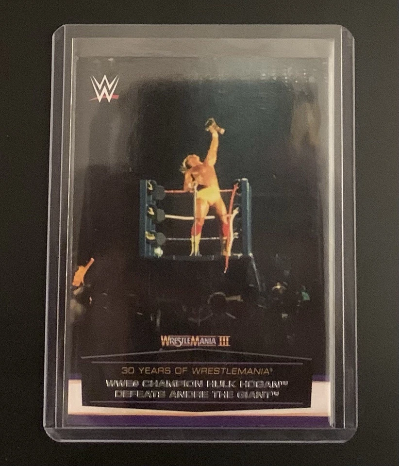 2014 Topps WWE Road to Wrestlemania - 30 Years of Wrestlemania Hulk Hogan #6 - Image 1 of 2