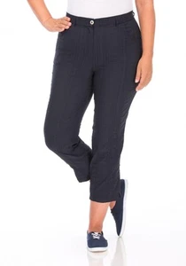 KjBRAND Damen 7/8 Hose Gerade Stretch Sommer marine Gr. 42 NEU - Bild 1 von 1