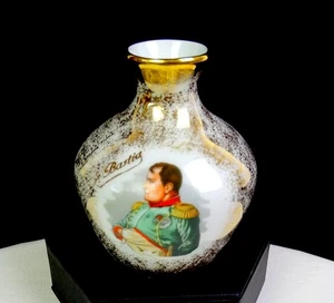 Vaso F.M Fontanelle Et Marraud Limoges Francia porcellana Napoleone dorato 3" anni '30 - Foto 1 di 9