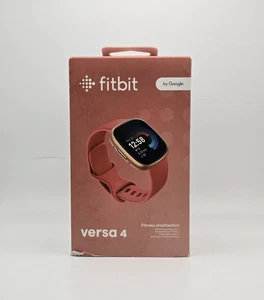 Reloj inteligente Fitbit Versa 4 - Aluminio rosa cobre con banda de arena rosa - Imagen 1 de 3