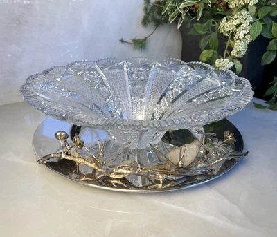 🎄🎅🏼 Franco Lapini Italian Large Serving Bowl Centerpiece Famous Designer  🎁 - Image 1 of 4