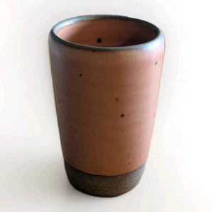 RARO East Fork Pottery Wheel Thrown Tumbler Ceramica Succo Acqua nello Utah Ritirato - Foto 1 di 3