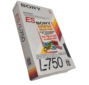 SONY BETAMAX VIDEO RECORDING TAPE -Dynamicron L-750 - NEW SEALED / BETA - Picture 1 of 4