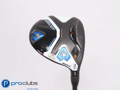 Cobra AEROJET MAX 15.5* 3 WOOD - UST Mamiya LINQ Blue M40X 7F4 Stiff Flex 453048 - Image 1 of 4