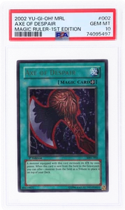 2002 Yu-Gi-Oh Magic Ruler Axe of Despair 1st Edition #MRL2 PSA 10 - Picture 1 of 2