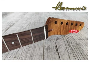 TL Roasted Curly Flamed Maple Neck mit Pau Ferro Fretboard, High Gloss, TGC - Bild 1 von 10