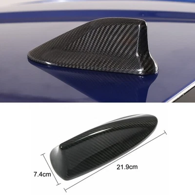 Cubierta de antena de aleta de tiburón de techo de fibra de carbono real para Subaru WRX STI 2015-2021 Foto 1 de 4