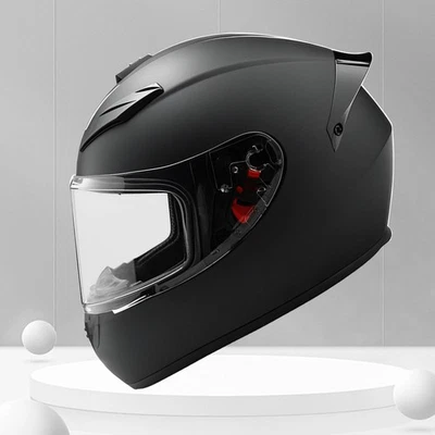 YWN Rollerhelm Motocross Helm NEIU M L XL Motorradhelm Integralhelm Matt Schwarz