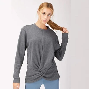 Sudadera Michi Farfalla $298 S Gris Carbón Felpa Forrada Terciopelo Carbono38 Nueva con Etiquetas - Imagen 1 de 6