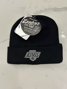 Los Angeles Kings NHL Hockey Zephyr Cuffed Knit Winter Sports Beanie Hat Ski Cap - Picture 1 of 5