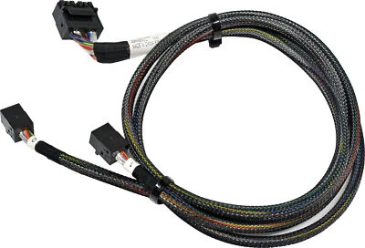 IBM 12G MiniSAS HD Data Cable 0,8m 00FK840 00FK841 Double SFF-8643 - 2x SFF-8643 - Bild 1 von 4