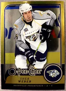 2008-09 O-Pee-Chee Metal Parallel #211 Shea Weber Nashville Predators - Imagen 1 de 1