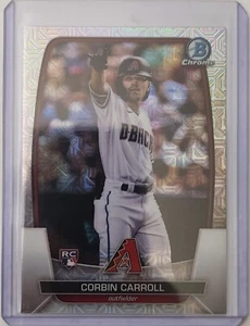 Corbon Carroll RC 2023 Bowman Cromo MOJO Rifrattore Baltimora #73 Rookie Card - Foto 1 di 13