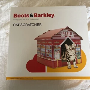 Boots & Barkley Valentine's Day Love You A-Latte Cafe Cat Scratcher House - Picture 1 of 4