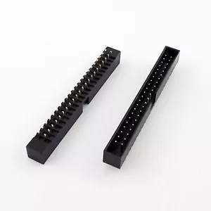 10pcs 2mm 2 x 22 Pin 44 Pin Male Straight Shrouded PCB Box Header IDC Connector - Picture 1 of 5