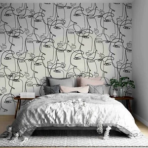 3D Surreal Face Wallpaper Wall Murals Removable Wallpaper 99 - Picture 1 of 4