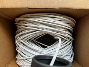 Cat6 Installationskabel LANKabel 4x2xAWG23 350MHz Nexans weiß 305m - Bild 1 von 9