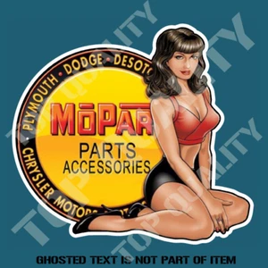 PIN UP GIRL Decal Sticker Vintage HOT ROD RALLY DECALS STICKERS - Bild 1 von 4