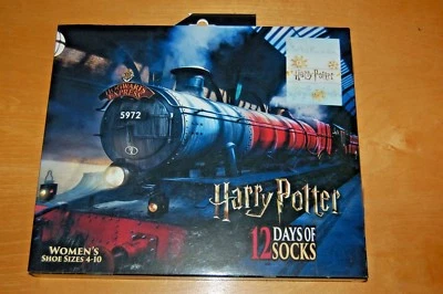 Women's Harry Potter 12 Days of Socks Hogwarts Express -  Fits Shoe Sizes 4-10 - Image 1 of 4
