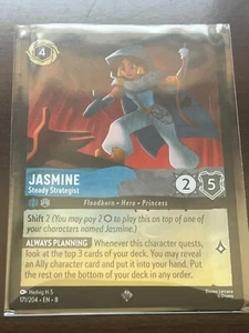 Jasmine - Estratega Constante - 171/204 - Súper Raro Lorcana Reign of Jafar M/N - Imagen 1 de 1