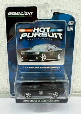 Greenlight Hot Pursuit Series 8 "2010 Dodge Challenger SRT8". Scale 1:64. New - Image 1 of 4
