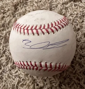 Carlos Gomez Signed Rawlings OMLB Baseball MLB COA Hologram 2013 EK277510 - Picture 1 of 4