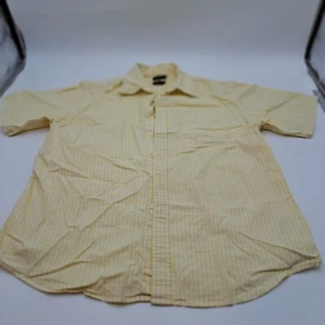 Dockers Hemd Herren Größe XL gelb kariert Kurzarm Kragen Knopfleiste kariert - Bild 1 von 8