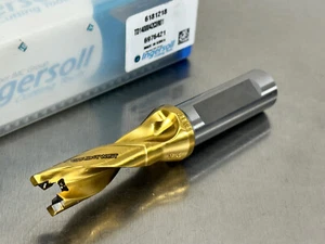 Ingersoll TD1400042C0R01 Indexable Drill 14mm 3xD Gold Twist Replaceable Tip - Picture 1 of 3