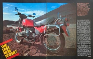 BMW R80ST ORIGINAL 1983 ROAD TEST COVERING 4 PAGES - Picture 1 of 5