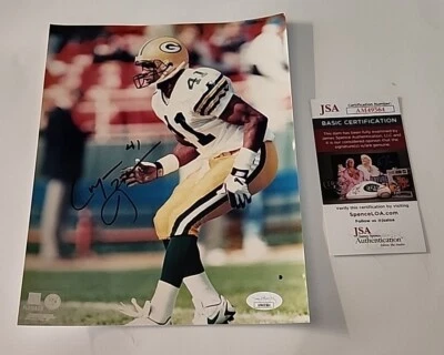 Foto automática firmada por Eugene Robinson autografiada por Green Bay Packers 8x10 certificado de autenticidad JSA Foto 1 de 4