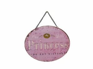 Letrero de chapa letrero de pared letrero de puerta Our Little Princess rosa 25x20 cm (9346) - Imagen 1 de 1