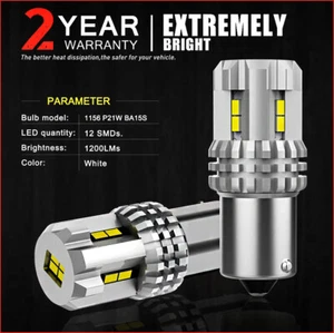 Par de bombillas LED inversas 12 SMD blancas 6000K Canbus para Mini Clubvan R55 2012-on - Imagen 1 de 11
