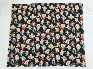 Alexander Henry 1997 Collection "Buckaroos" Western Cowboy Characters Fabric - Picture 1 of 2