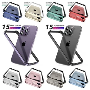 Per iPhone 16 15 14 Pro Max 13 12 Metallo Cornice Quattro Angolo Antiurto Case - Zdjęcie 1 z 23