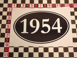 1954 Anniversaire An Autocollant - Amusant Cher Drôle Comédie Présent Cadeau - Picture 1 of 1