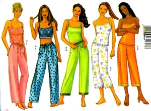 CAMISOLE ET PANTALON FEMME VERY EZ (animal de compagnie Opts) PATRON COUTURE 16-22 Butterick 6883 - Photo 1/6