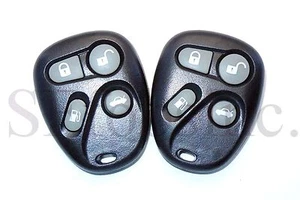 NEW PAIR GM CADILLAC SEVILLE ELDORADO KEYLESS REMOTE TRANSMITTER FOB PHOB - Picture 1 of 1