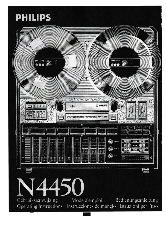 Bedienungsanleitung-Operating Istruzioni per Philips N 4450 - Immagine 1 di 1